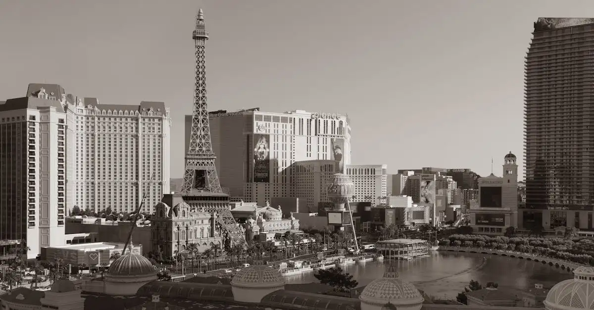 Grosses luxushotel in las vegas
